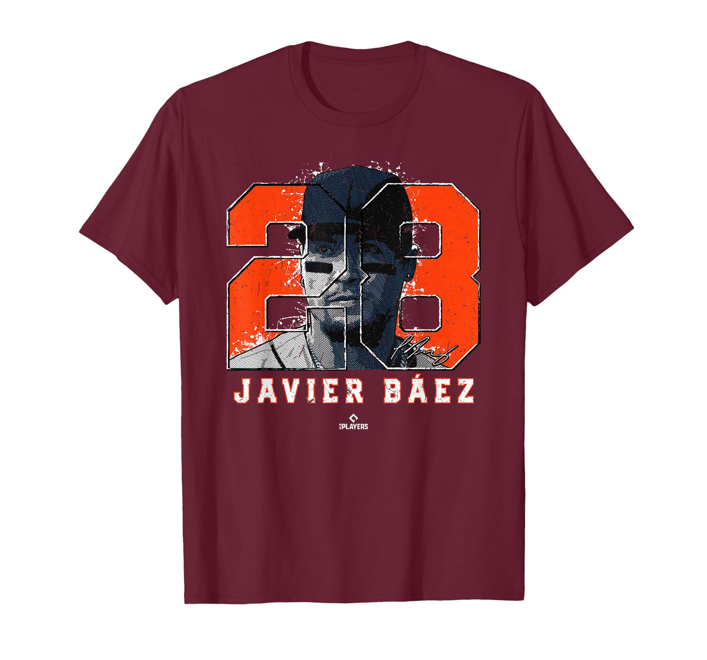 Javier Baez Silhouette Detroit Michigan MLBPA T-Shirt