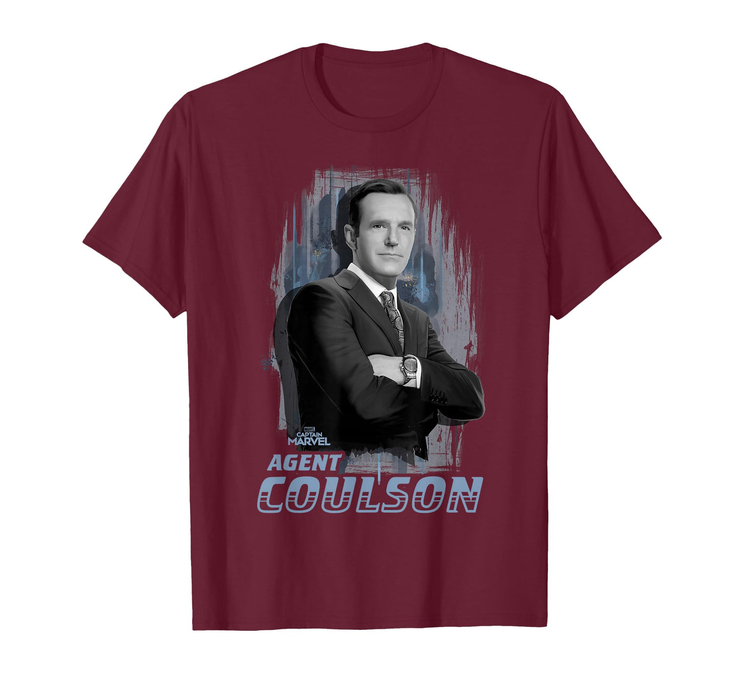 Captain Marvel Agent Coulson Portrait Graphic T-Shirt T-Shirt