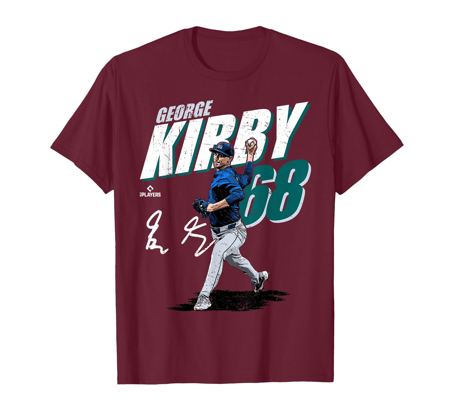 George Kirby | Seattle MLB Baseball Players | MLBGKI204M T-Shirt