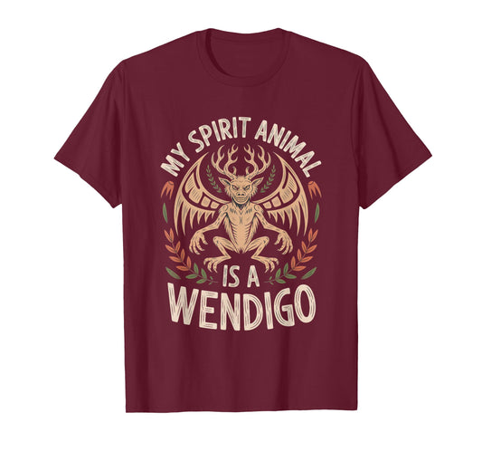 Wendigo Spirit Animal for Supernatural Lovers T-Shirt
