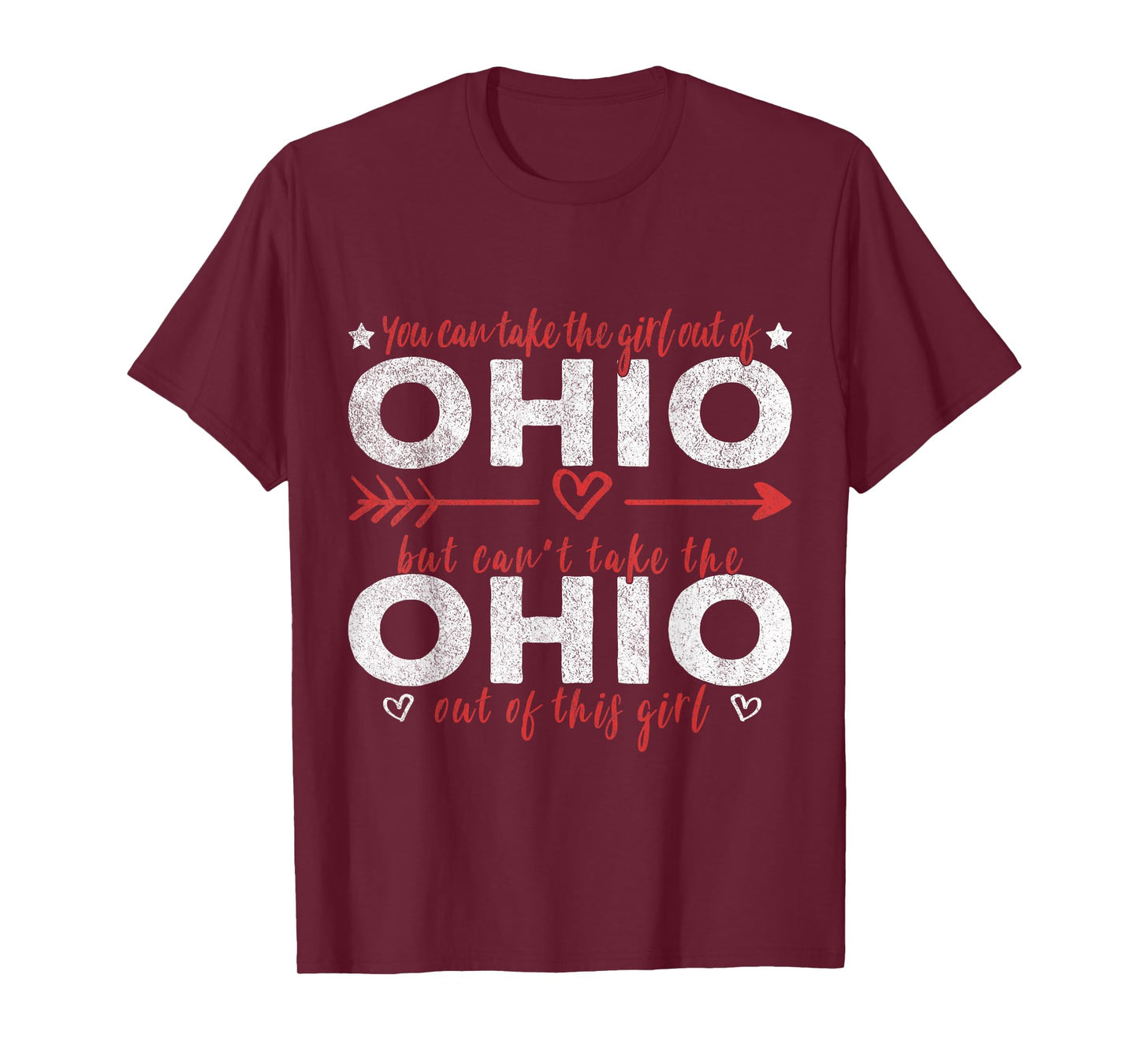 Girl Out Of Ohio Hometown Home Ohio T-Shirt