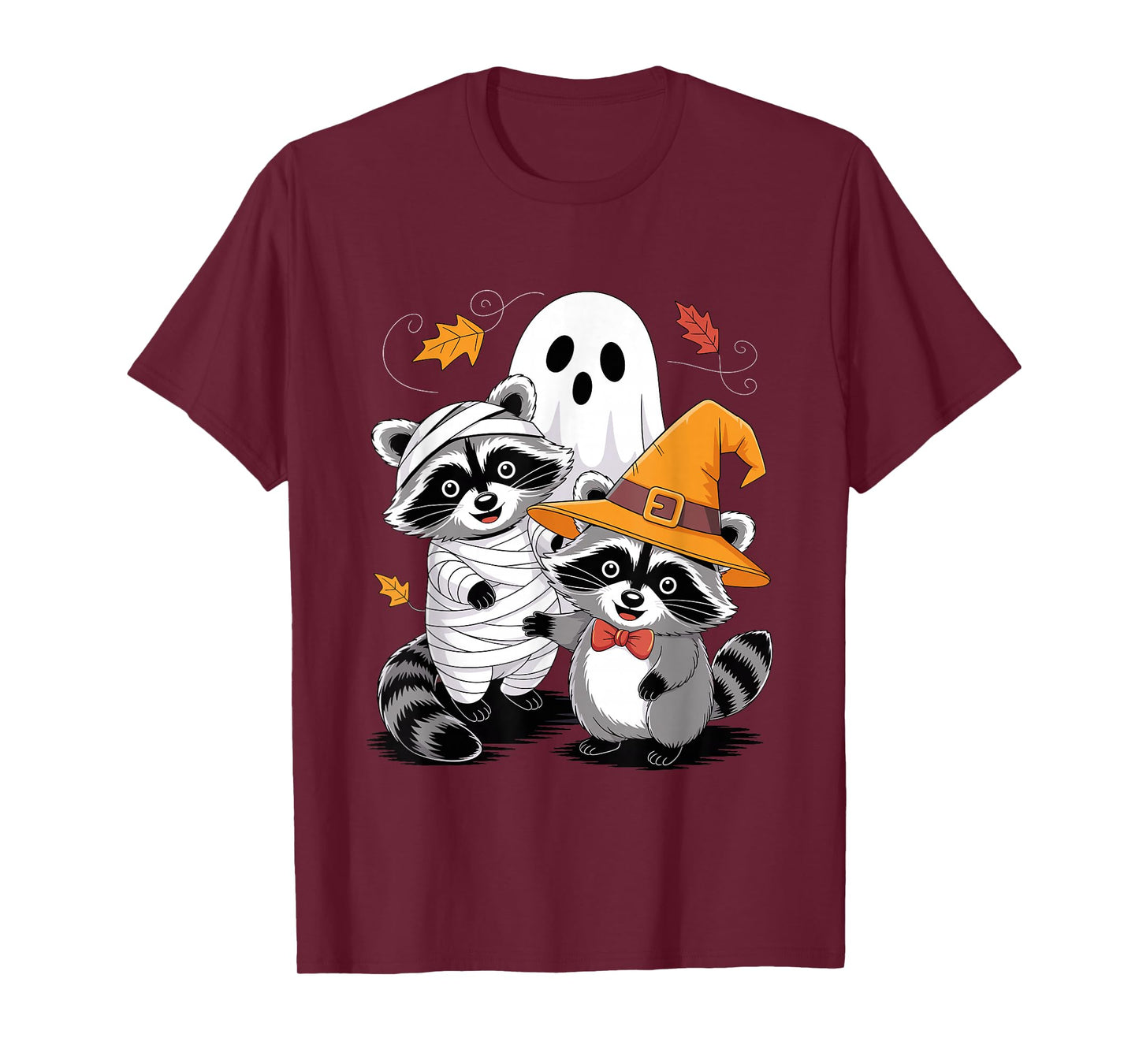 Halloween Raccoons in Costumes Fun T-Shirt