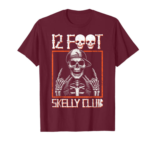 12 Foot Skelly Club - Halloween T-Shirt