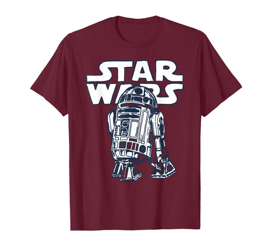 Star Wars R2-D2 Vintage Style Graphic T-Shirt C1 T-Shirt