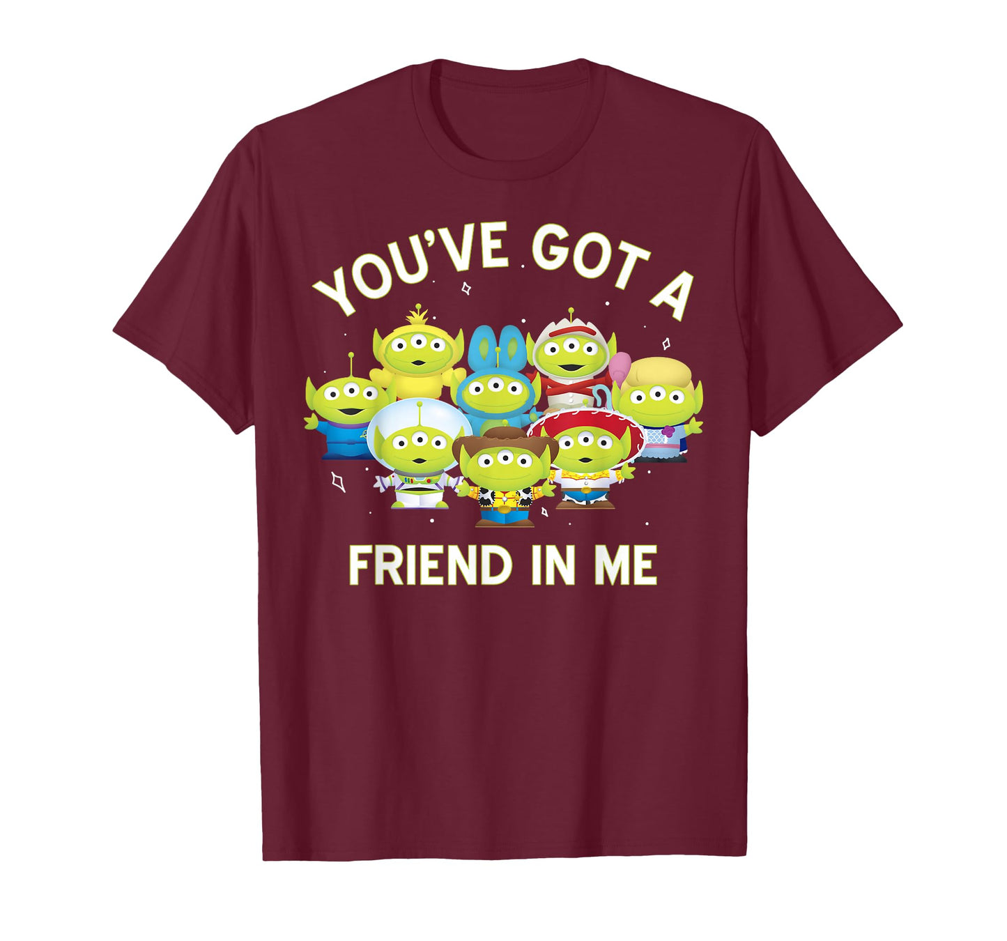 Disney Pixar Aliens Toy Story You've Got A Friend In Me T-Shirt