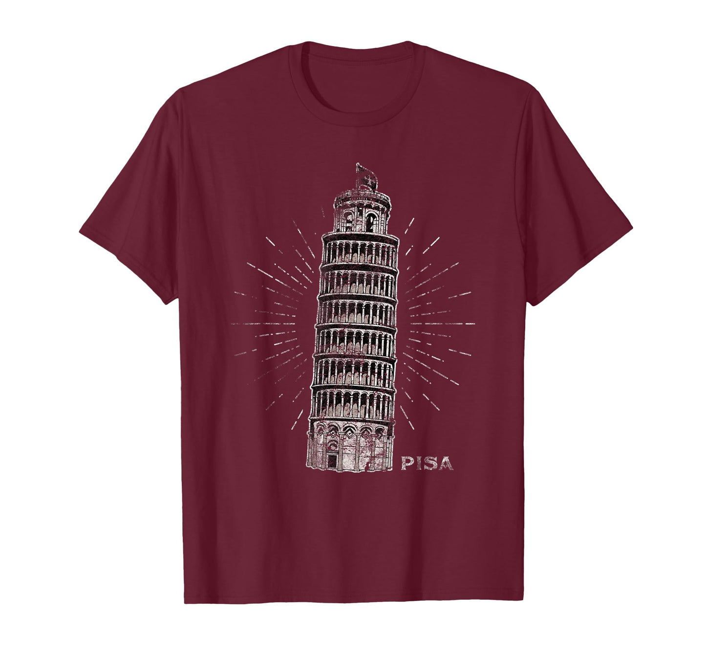 Leaning Tower of Pisa Italian Pride Italia Love Italy TShirt T-Shirt