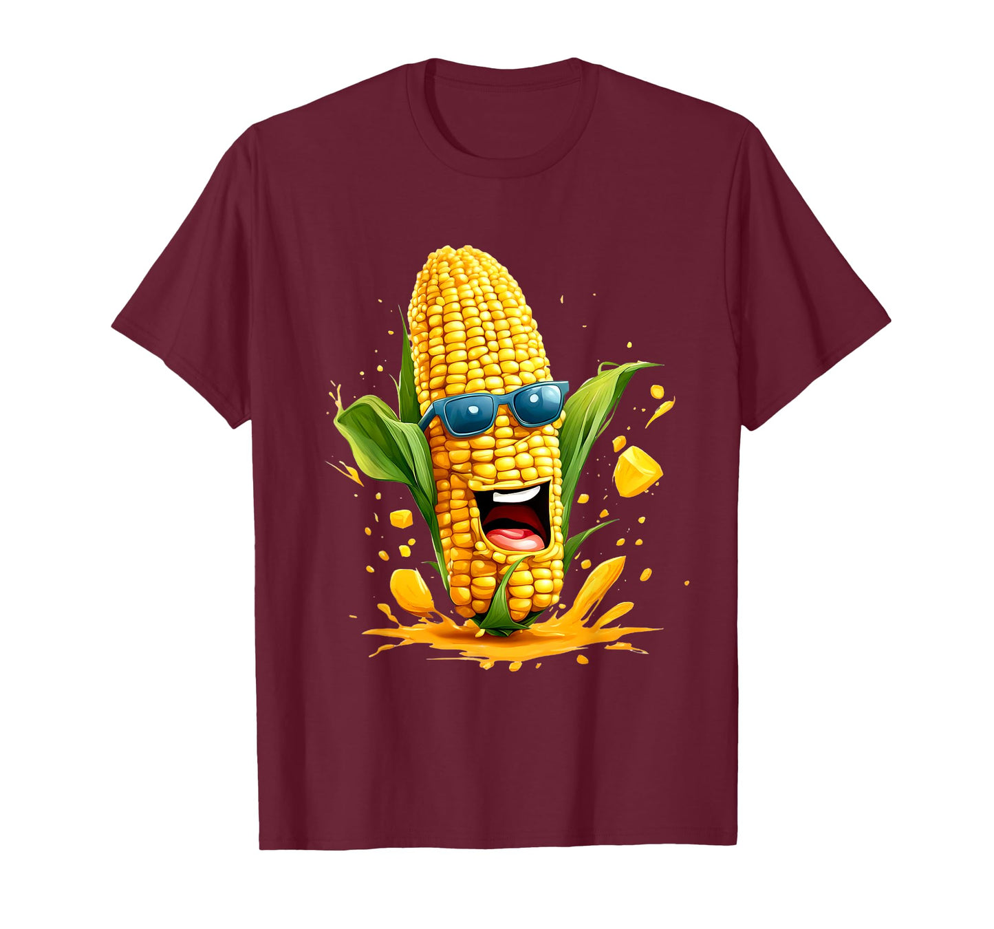Funny Corn Design For Sweet Corn Men Women Kids T-Shirt