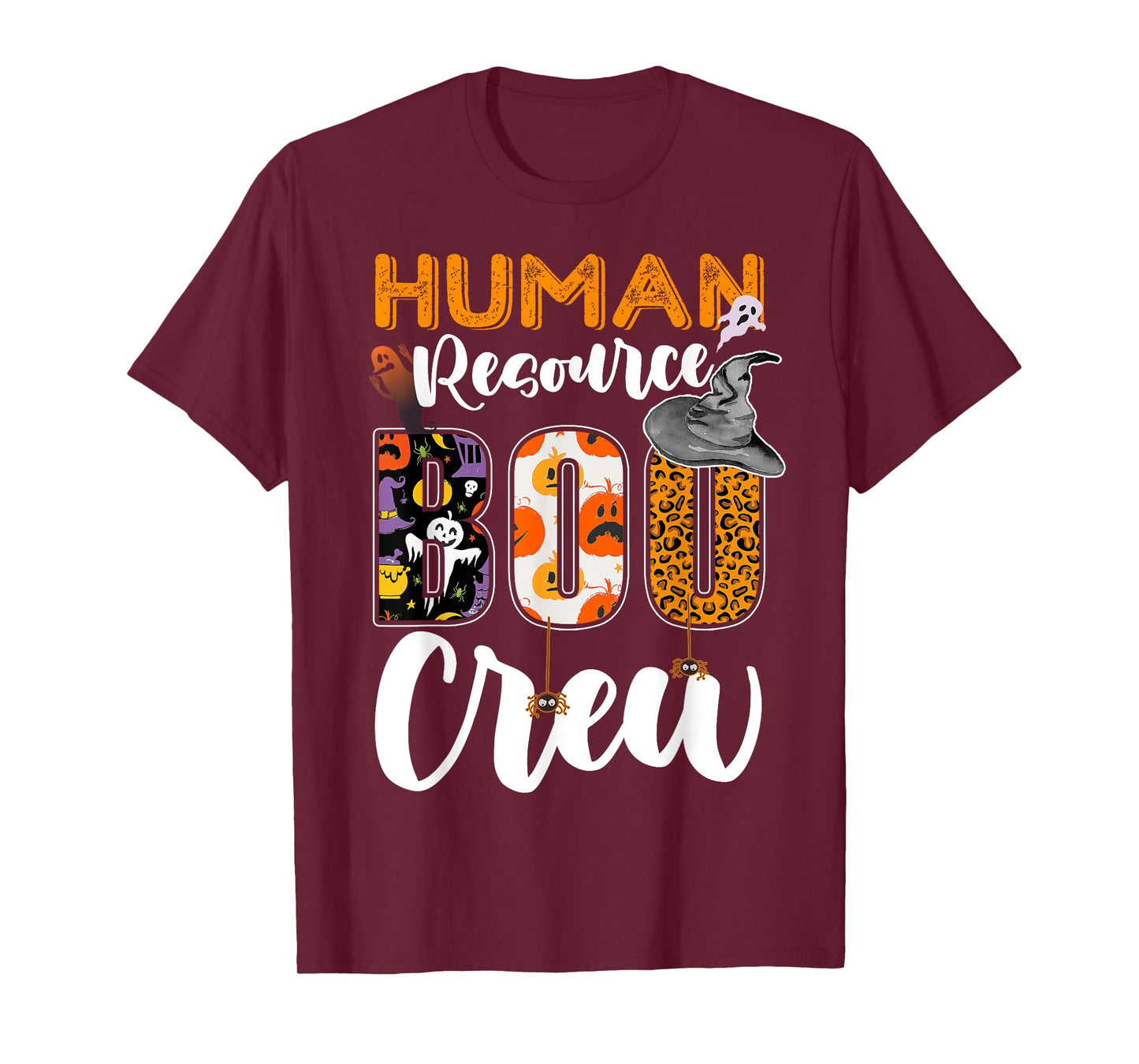 Human Resource Boo Crew Halloween Matching HR Manager T-Shirt