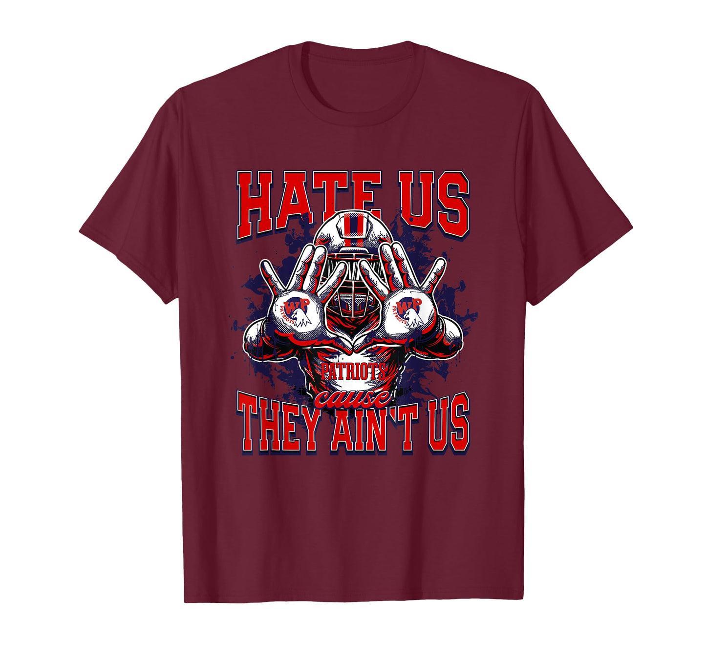 Wheeling Park Patriots Logo Hate Us Cause They Ain't HS T-Shirt