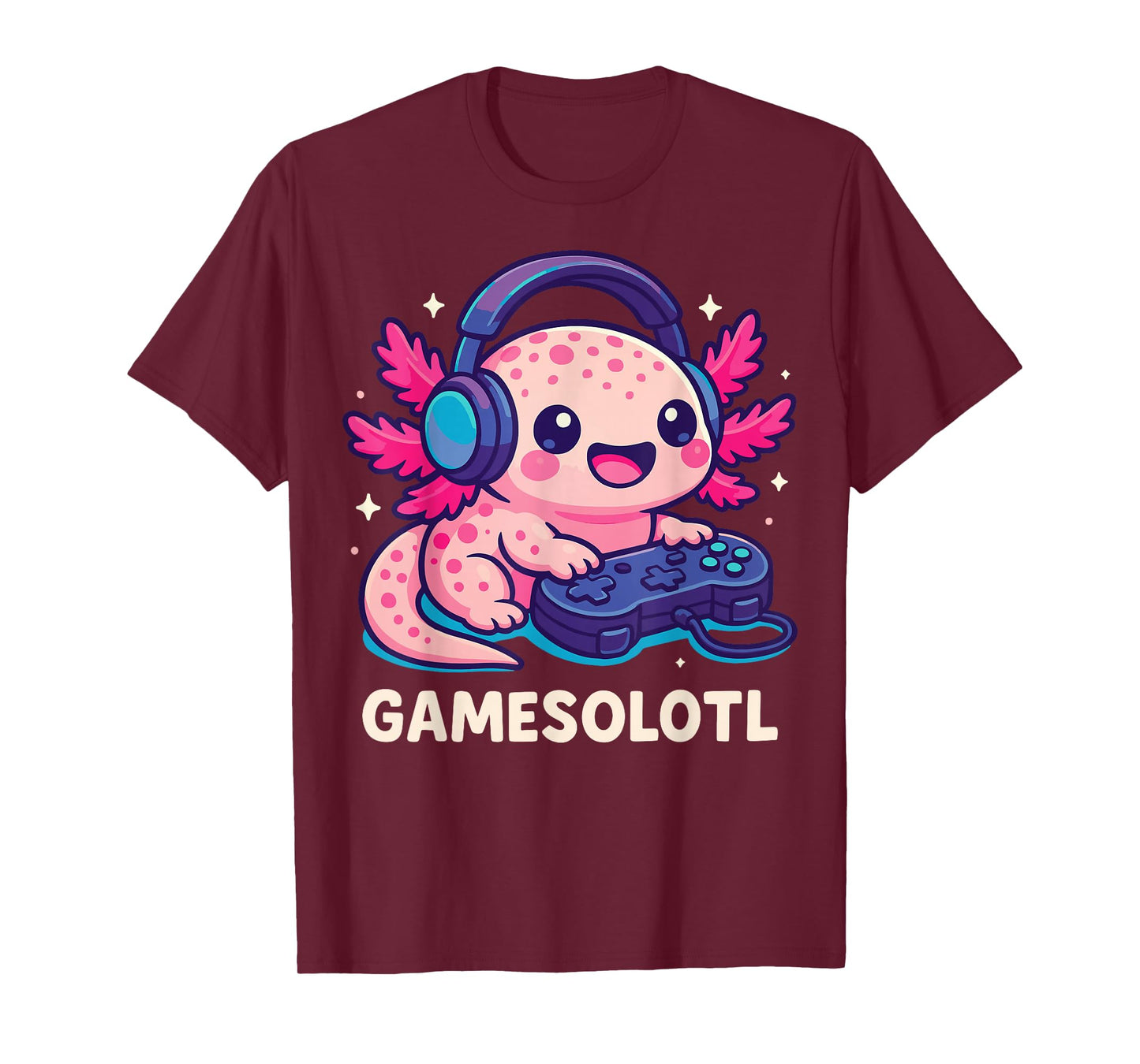 Gamesolotl Axolotl Gamer Gaming Anime T-Shirt