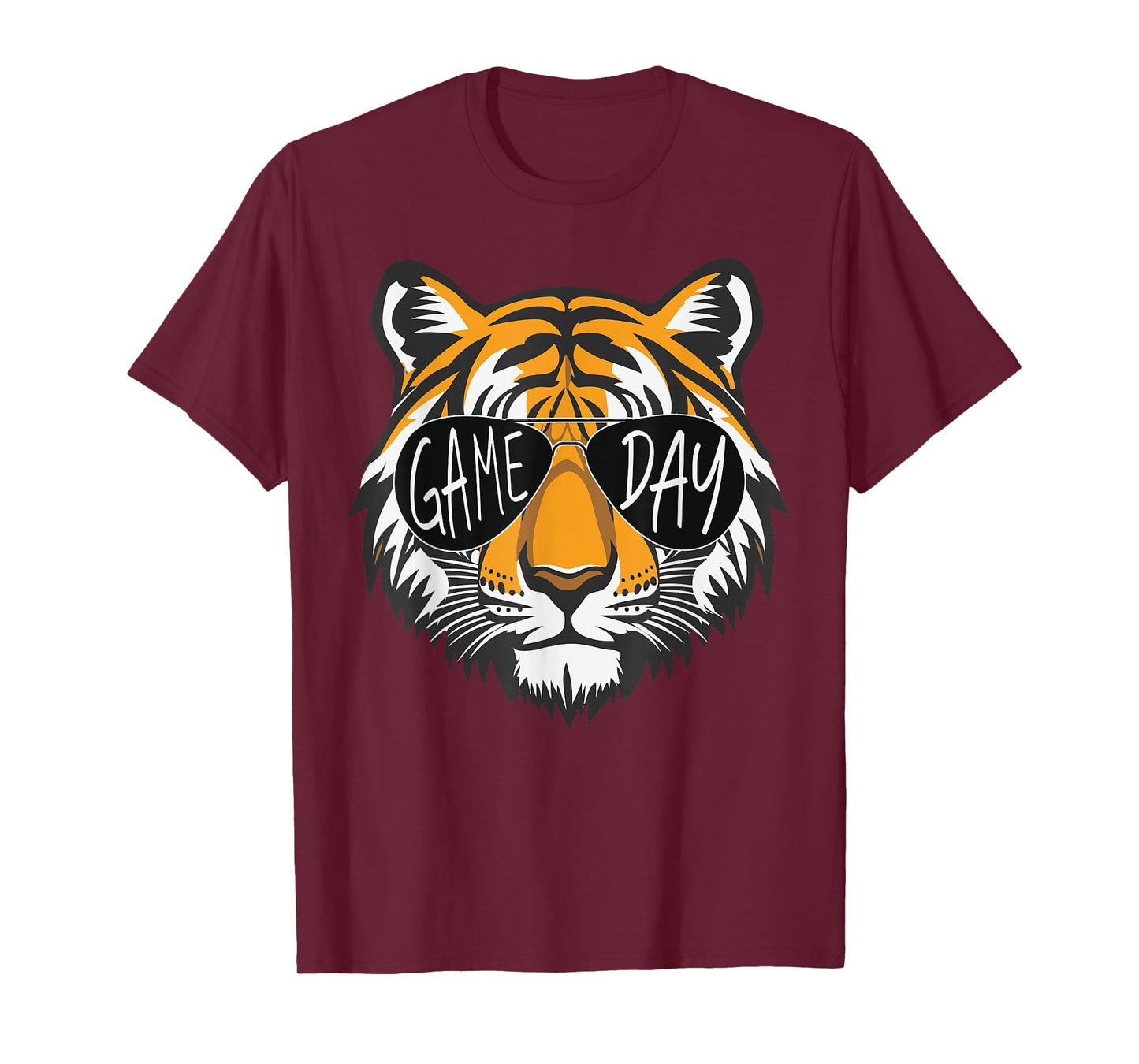 Touchdown American Football Game Day Thanksgiving Tiger Cool T-Shirt