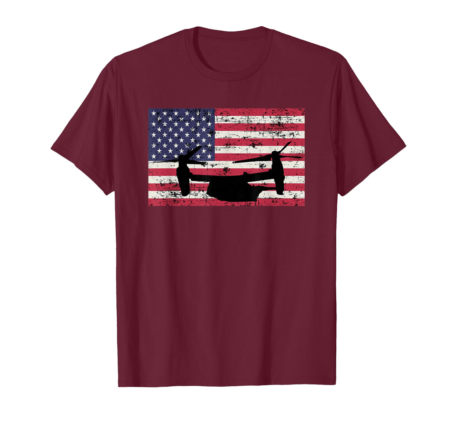 Patriotic CV-22 Osprey American flag t-shirt T-Shirt