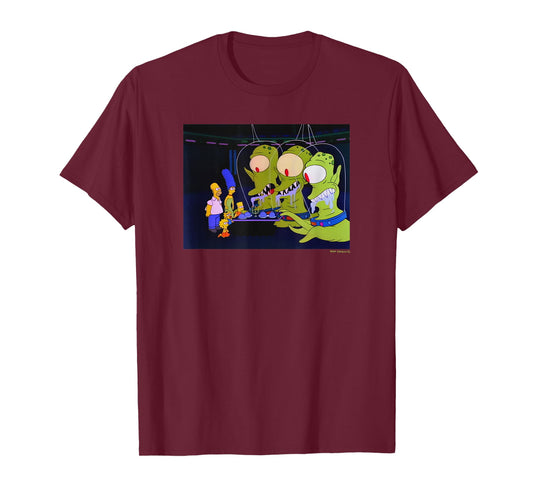 The Simpsons Treehouse Of Horror Alien Halloween V-2 T-Shirt