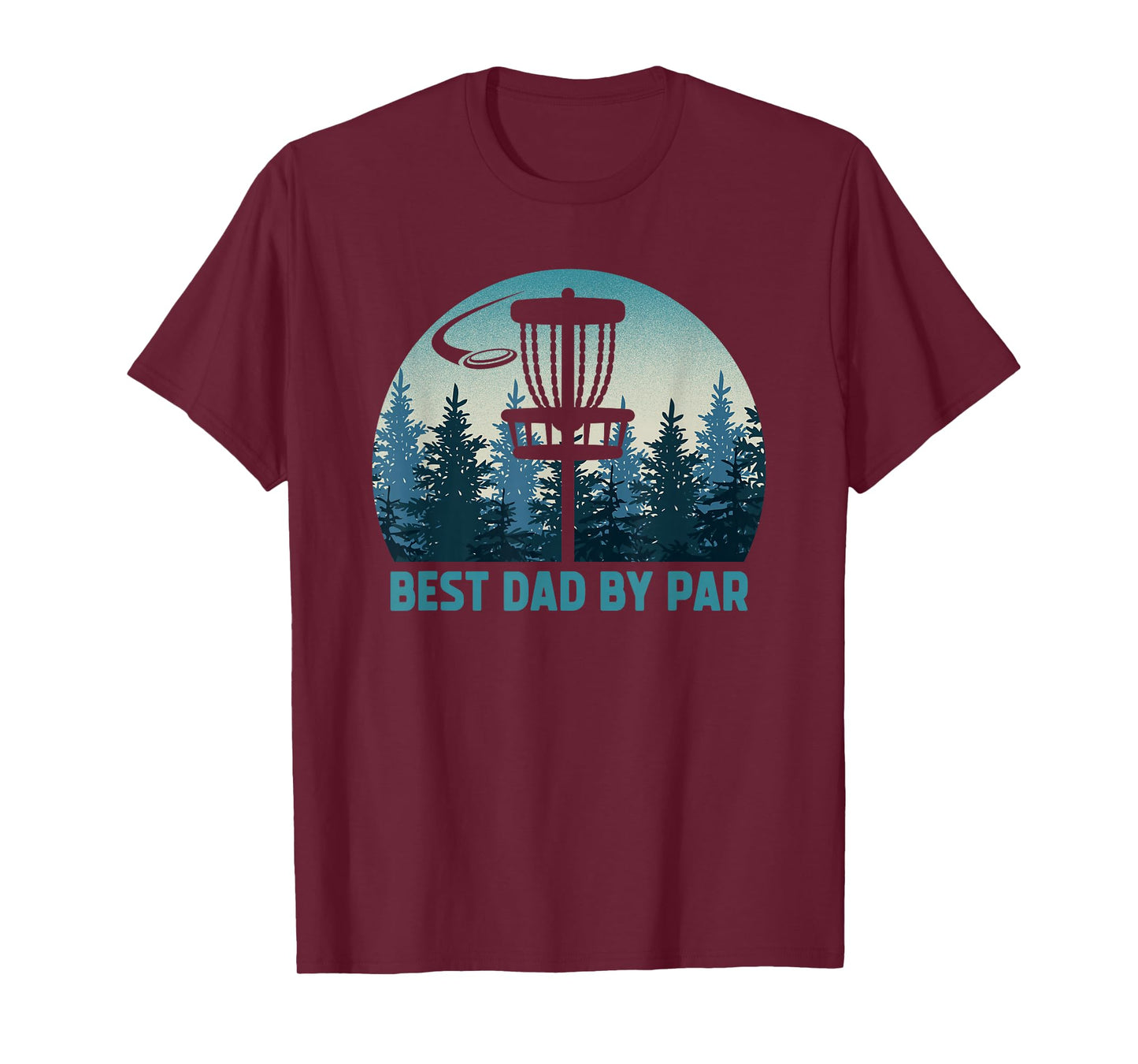 Best Dad by Par Funny Disc Golf Frisbee Golfer Father's Day T-Shirt