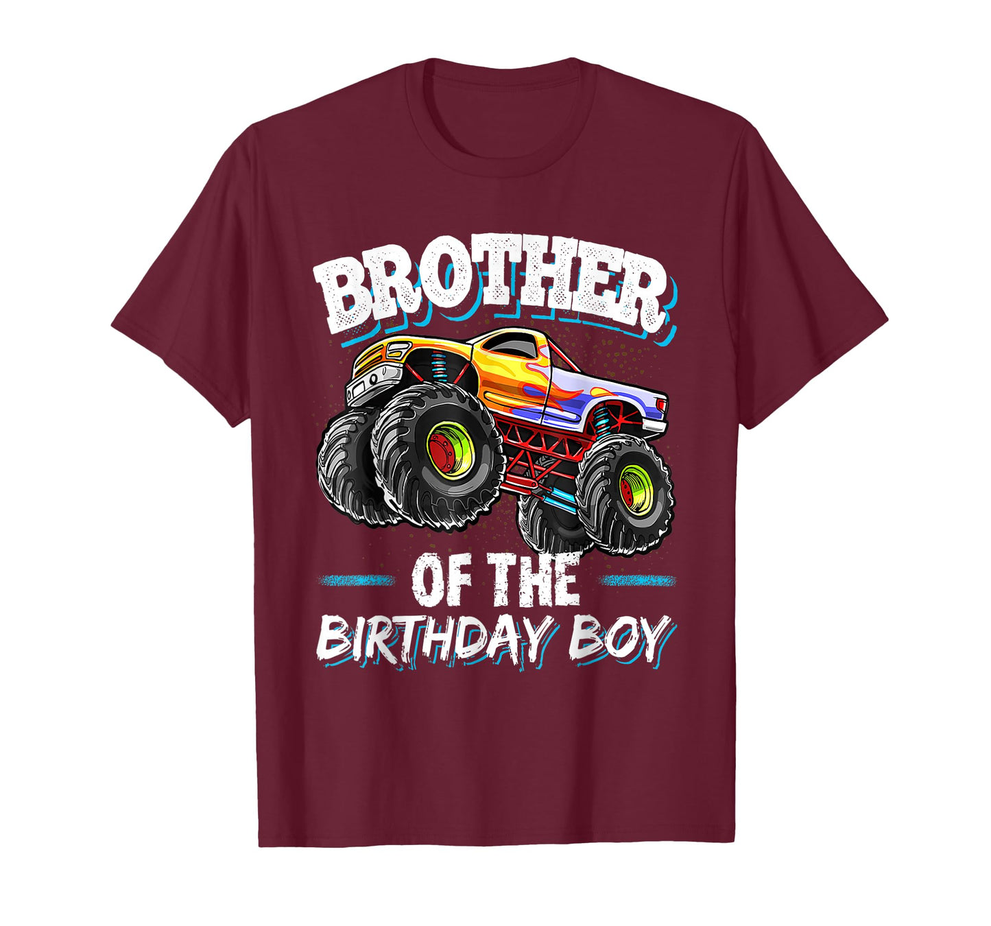 Brother of the Birthday Boy Monster Truck Birthday Great T-Shirt