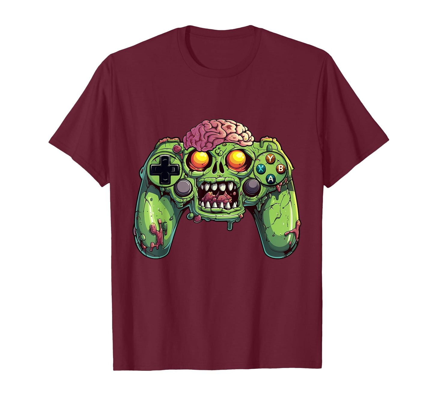 Halloween Skeleton Zombie Gaming Controllers Mummy Boys Kids T-Shirt