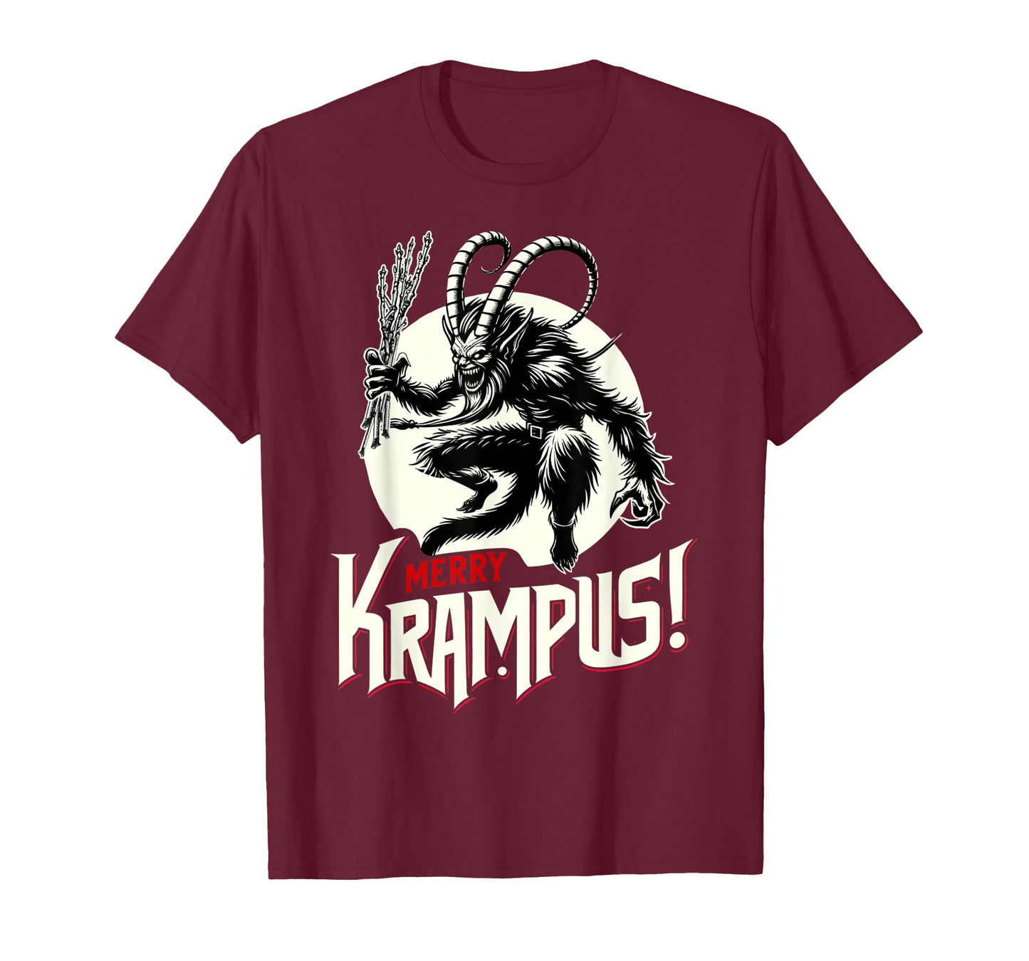 Krampusnacht Christmas Monster Krampus Lover Festive Horror T-Shirt