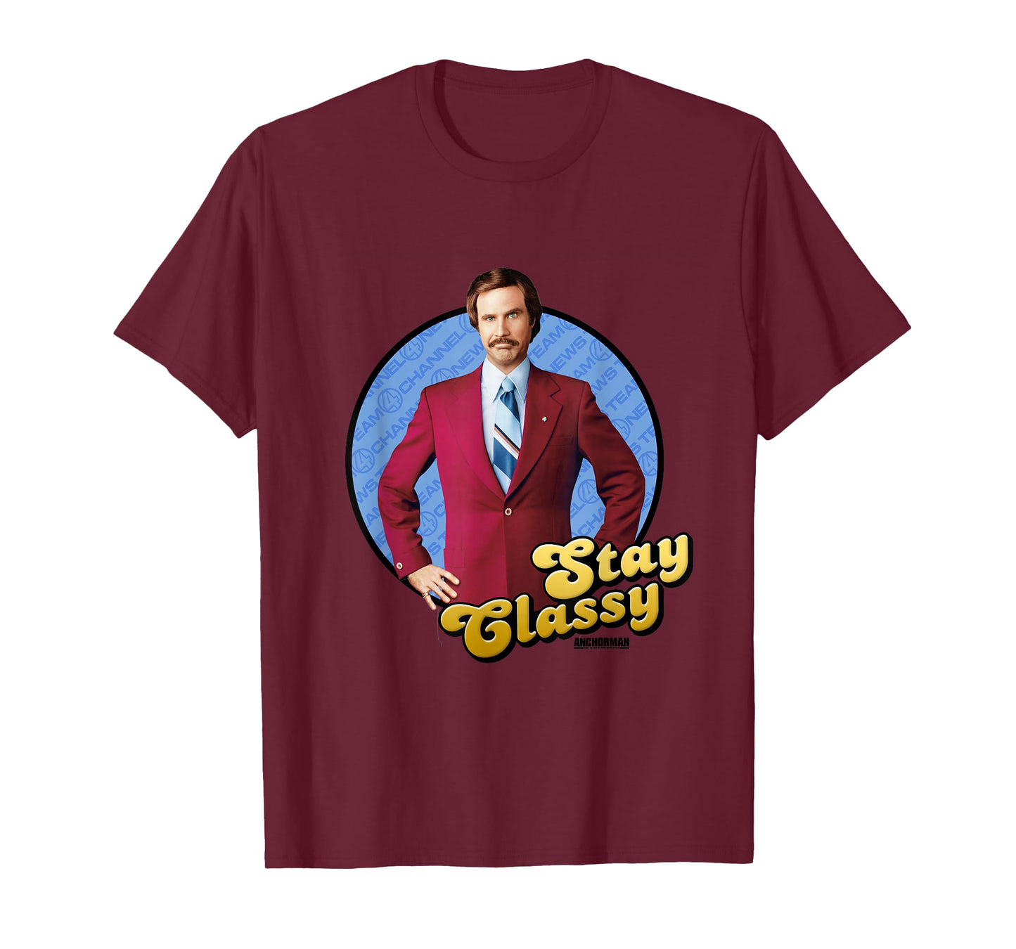 Anchorman Stay Classy Ron T-Shirt
