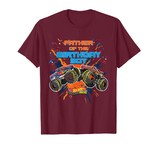 Hot Wheels Monster Trucks - Father of Birthday Boy T-Shirt