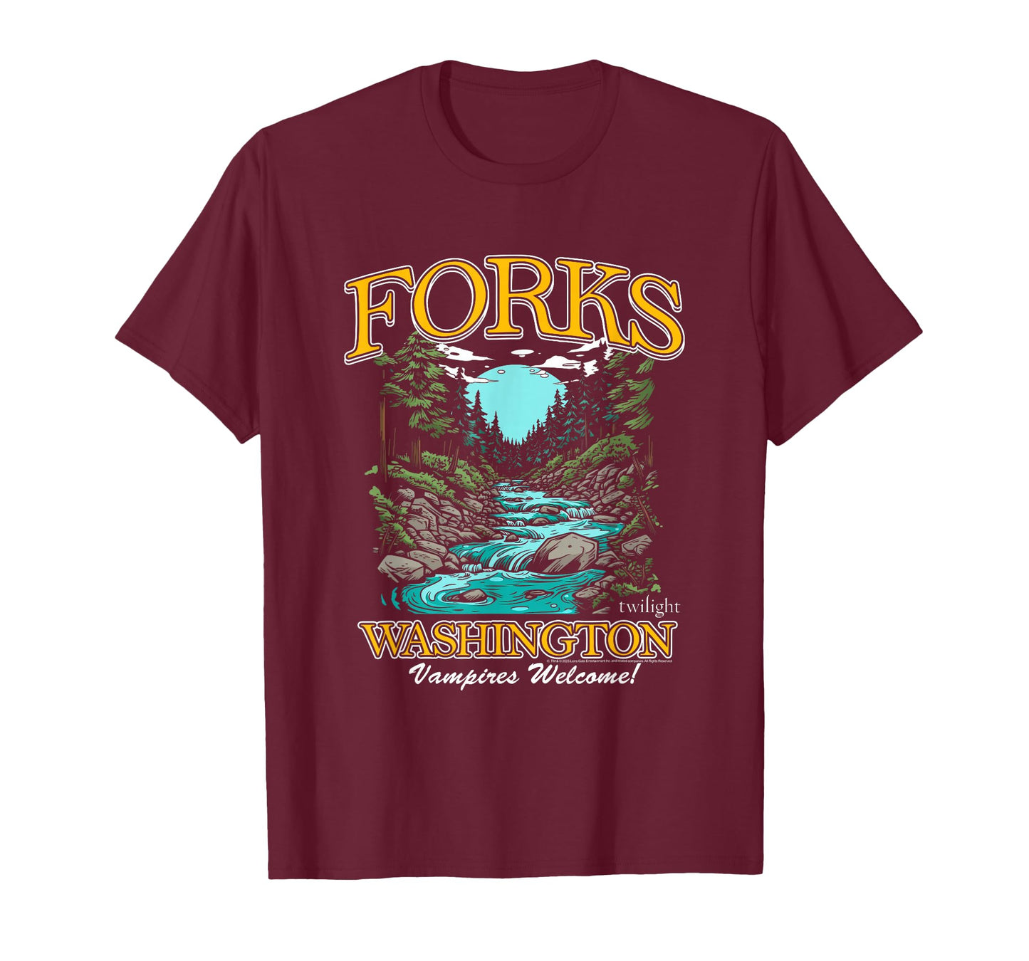 Twilight Forks Washington Vampires Welcome T-Shirt