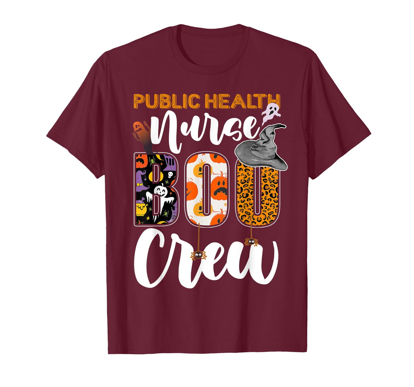Public Health Nurse Boo Crew Halloween Matching T-Shirt