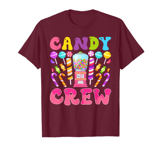 Candy Crew Funny Halloween Squad Group Costume Design T-Shirt