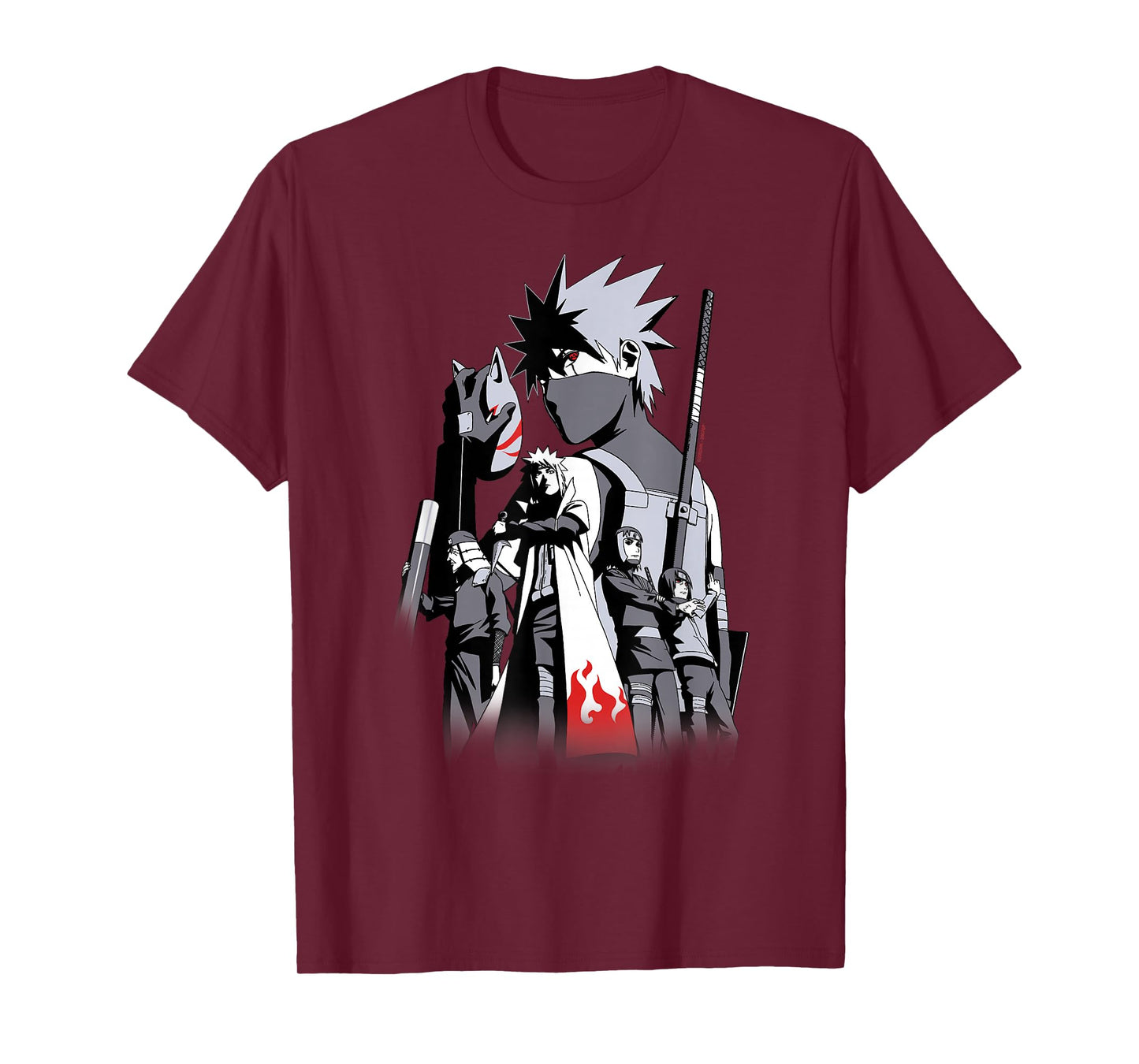 Naruto Shippuden Kakashi Story Limited Color Anime T-Shirt
