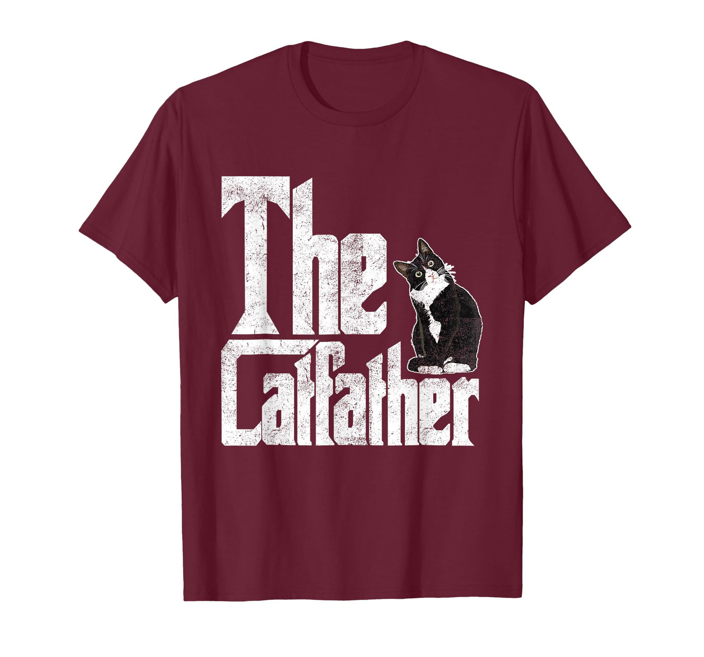 The Catfather Cat Father Mafia Funny Parody Fathers Day T-Shirt