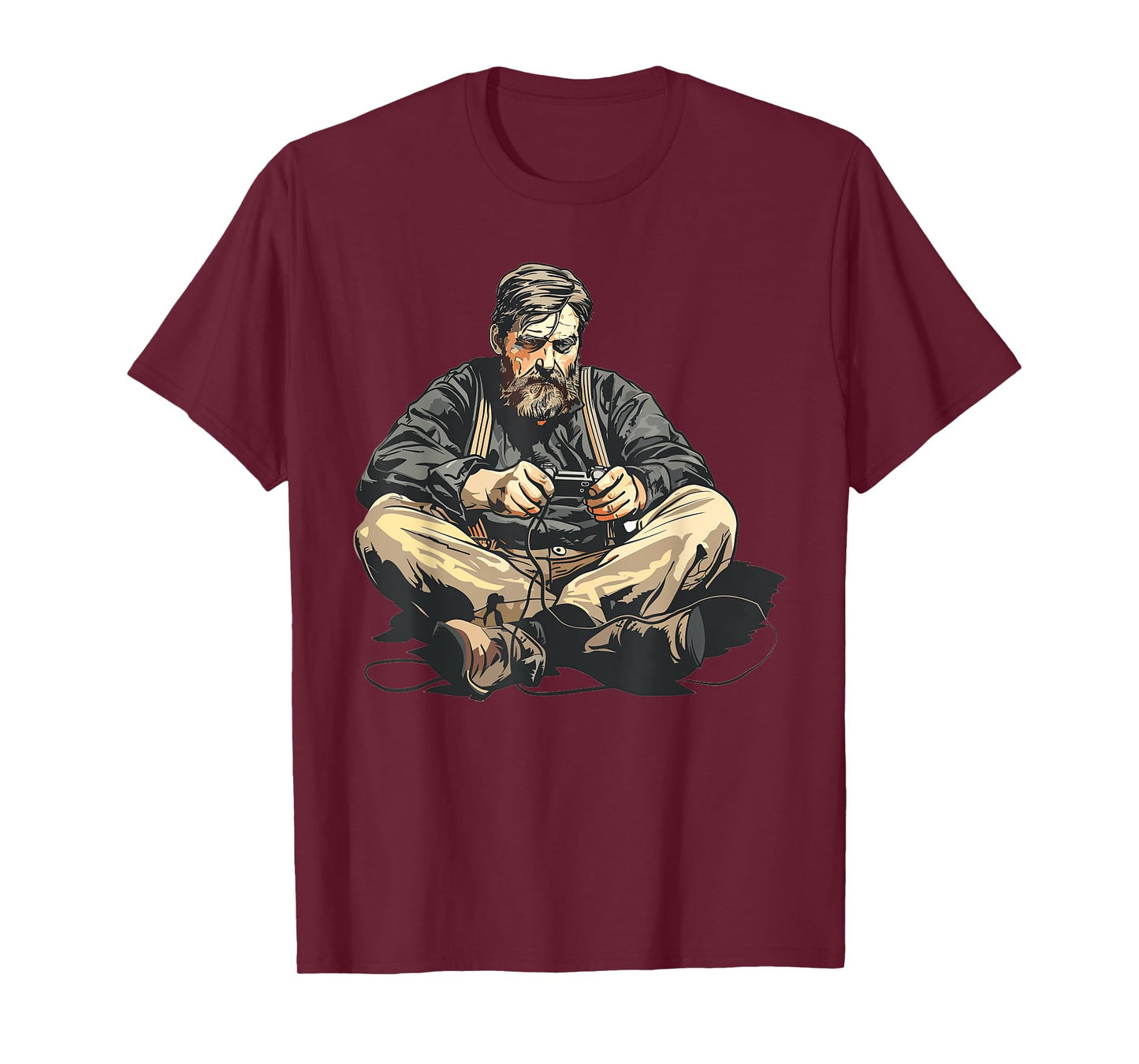 Ernest Shackleton Playing Video Games T-Shirt