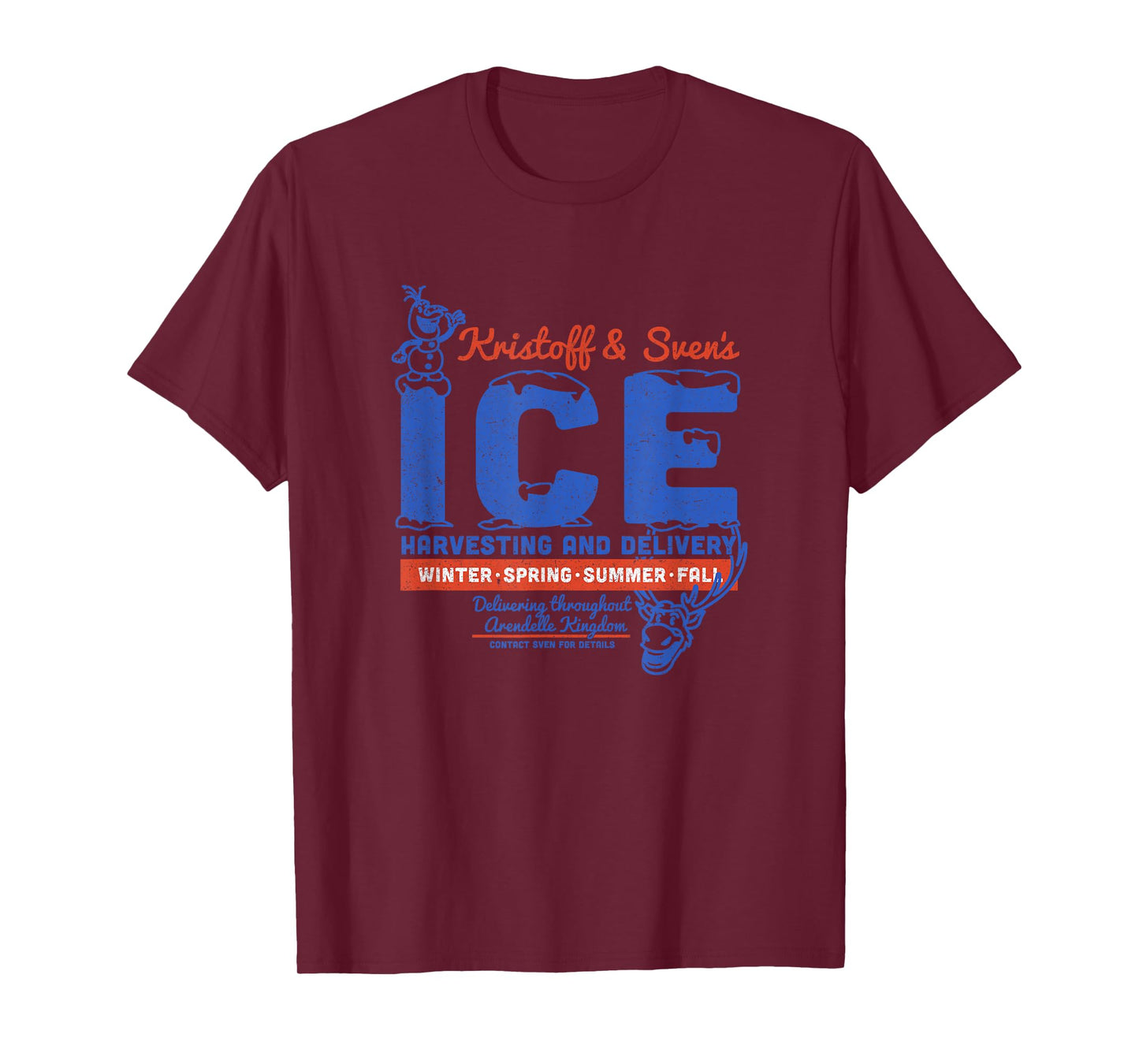 Disney Frozen Kristoff & Sven's Ice Harvesting and Delivery T-Shirt