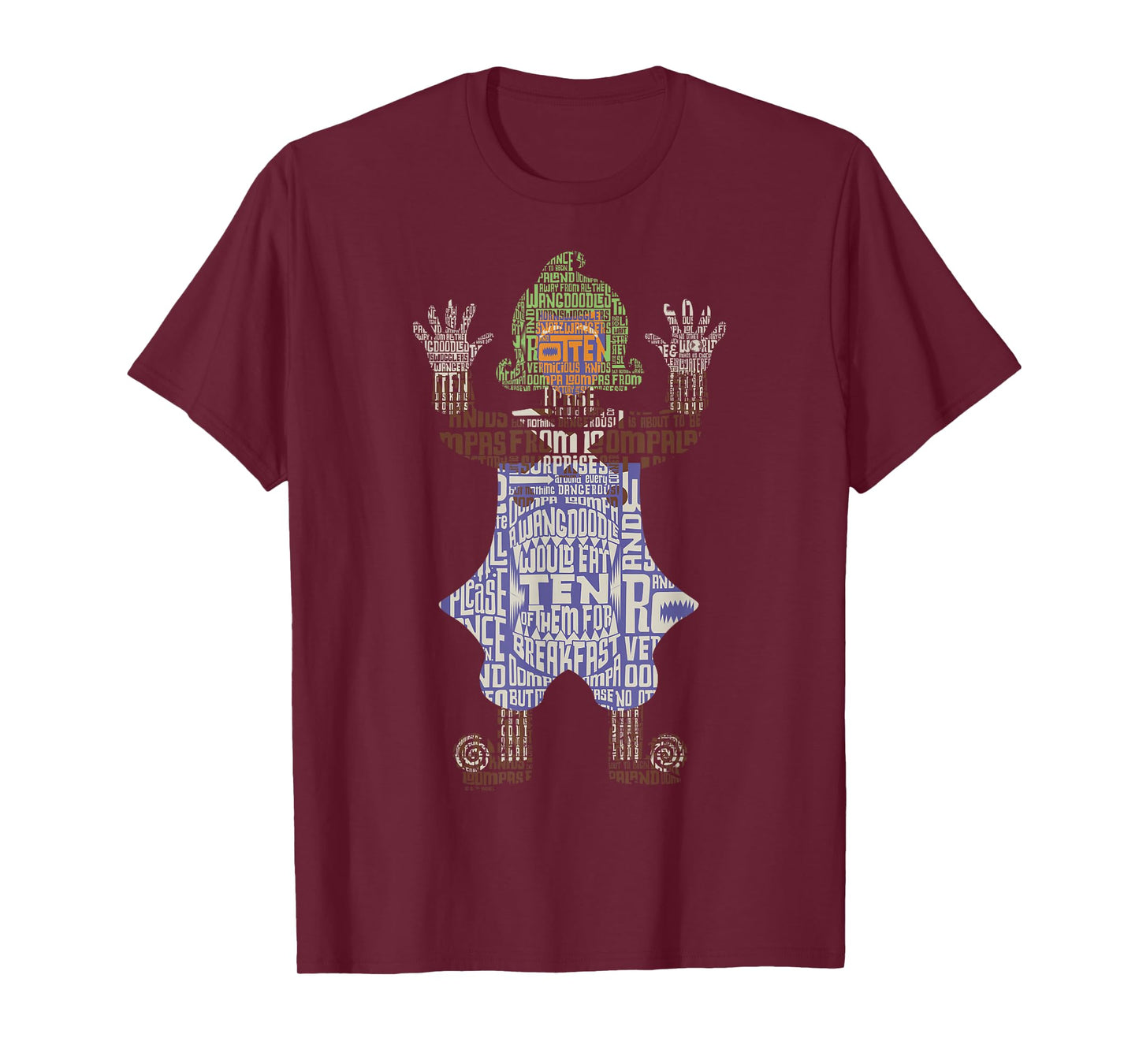 Willy Wonka & The Chocolate Factory Oompa Loompa Pinacogram T-Shirt