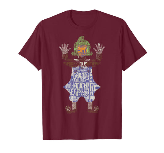 Willy Wonka & The Chocolate Factory Oompa Loompa Pinacogram T-Shirt