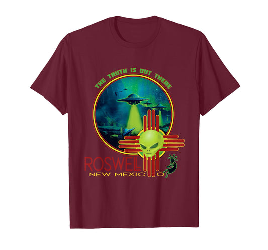 Roswell New Mexico Alien Spaceship Crash Souvenir T-Shirt