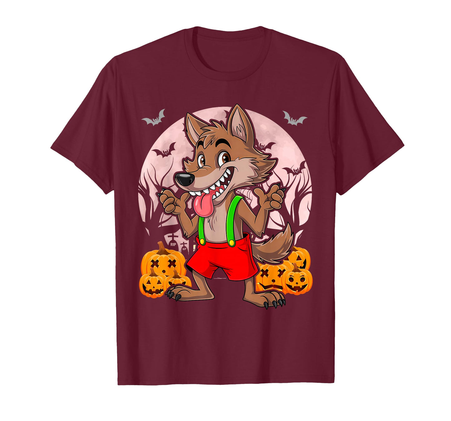Three Pigs Lazy Halloween Costume - Bad Wolf T-Shirt