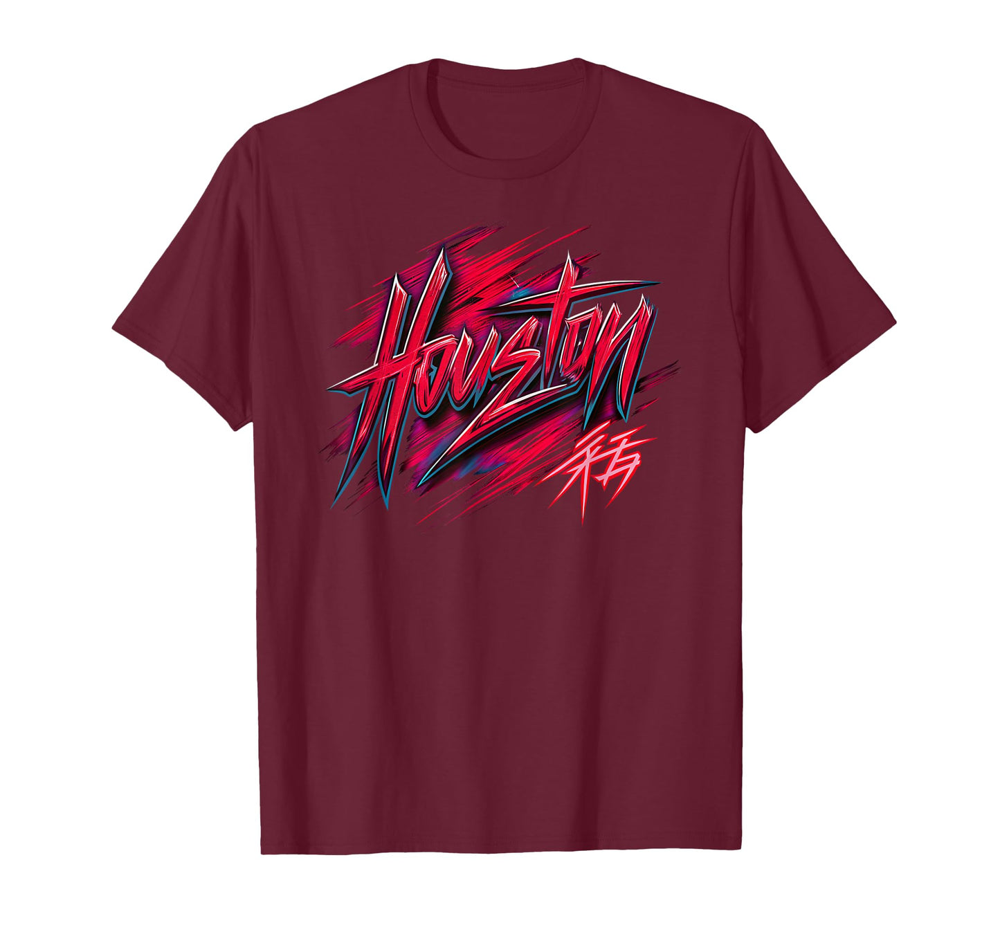 Houston Bayou City Vintage Souvenir Graphic Tee Texas T-Shirt