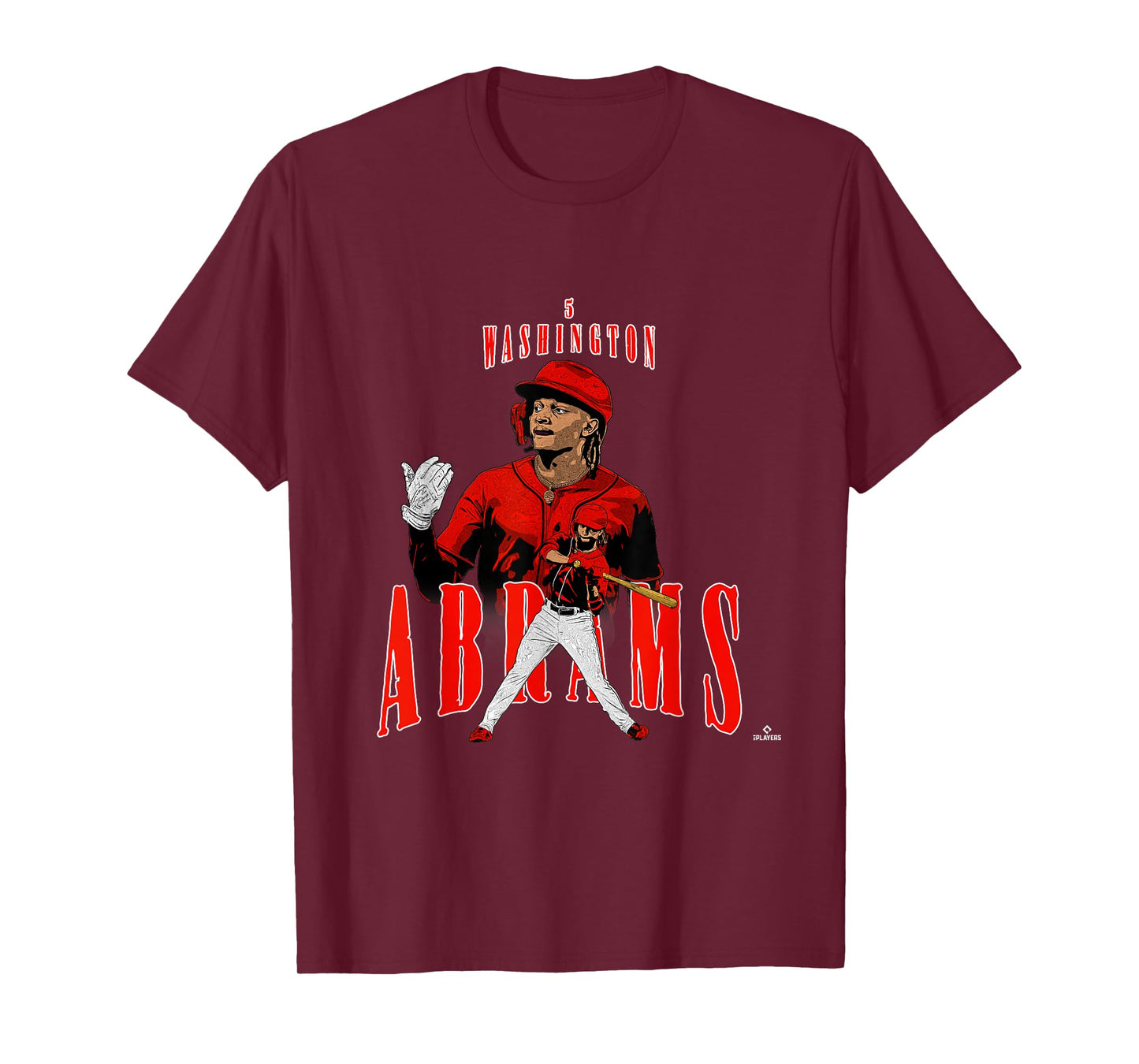 License Champs | CJ Abrams | Washington Baseball Players | MLBCJBRA3002 T-Shirt