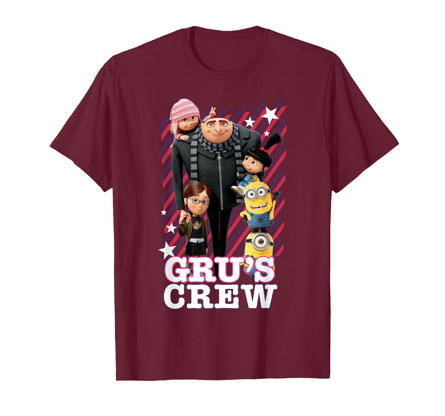 Despicable Me Minions Grus Whole Crew Graphic T-Shirt T-Shirt
