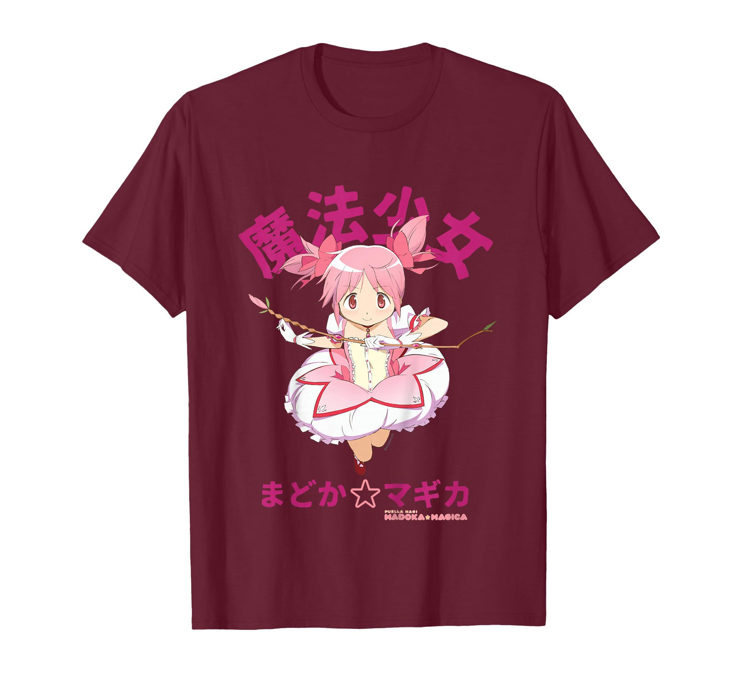 Madoka Kaname Rose Branch Bow Anime Kids T-Shirt