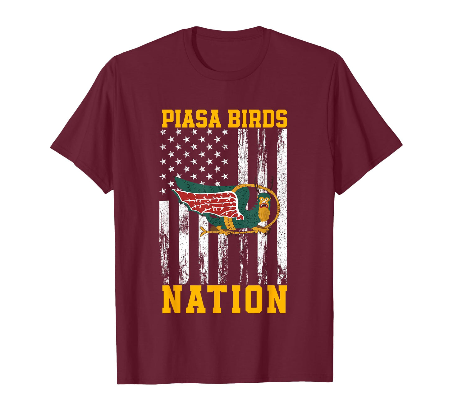 Southwestern Piasa Birds Logo Nation HS T-Shirt