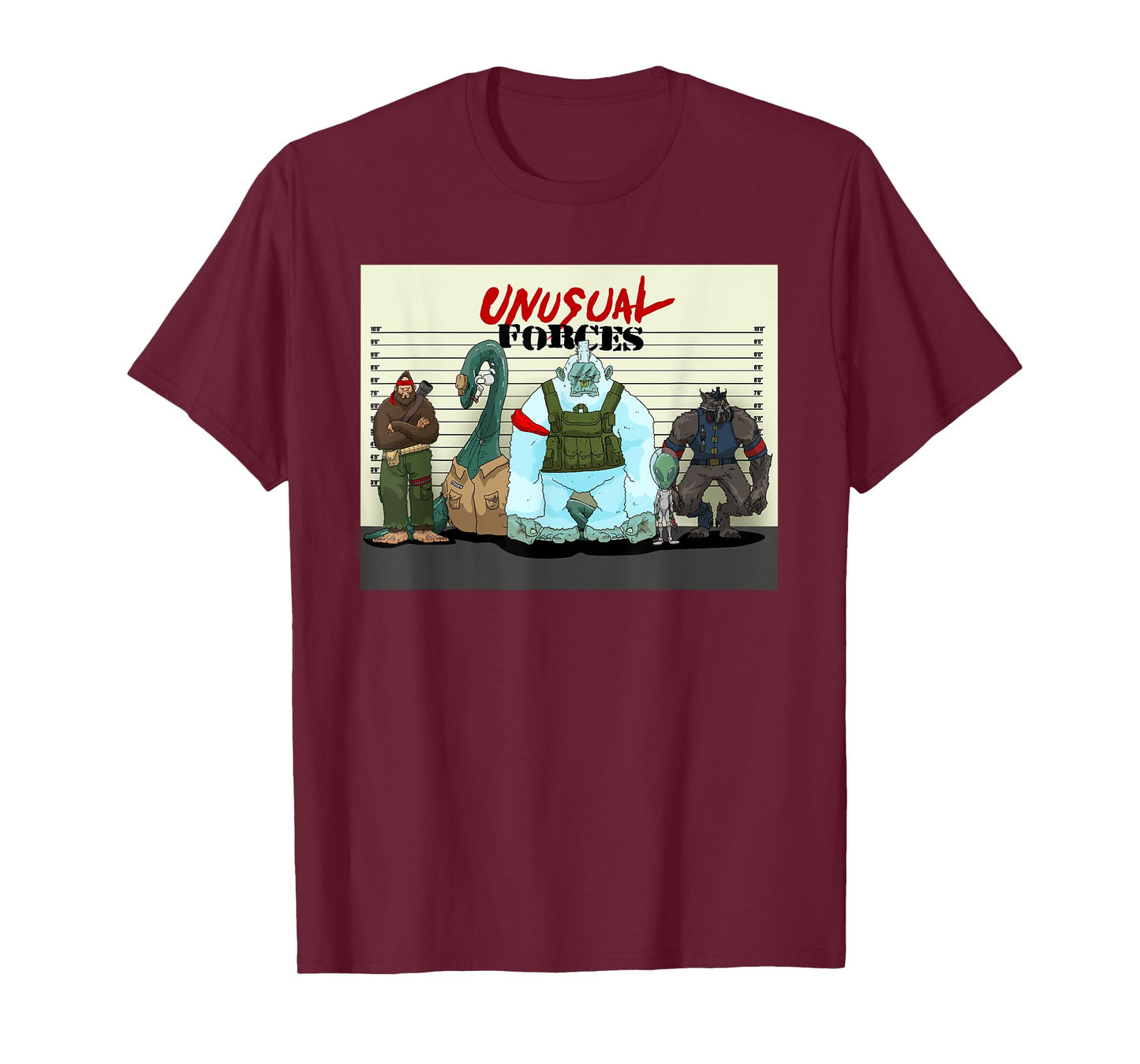 Funny Bigfoot Alien Lochness Monster Werewolf Cryptozoology T-Shirt