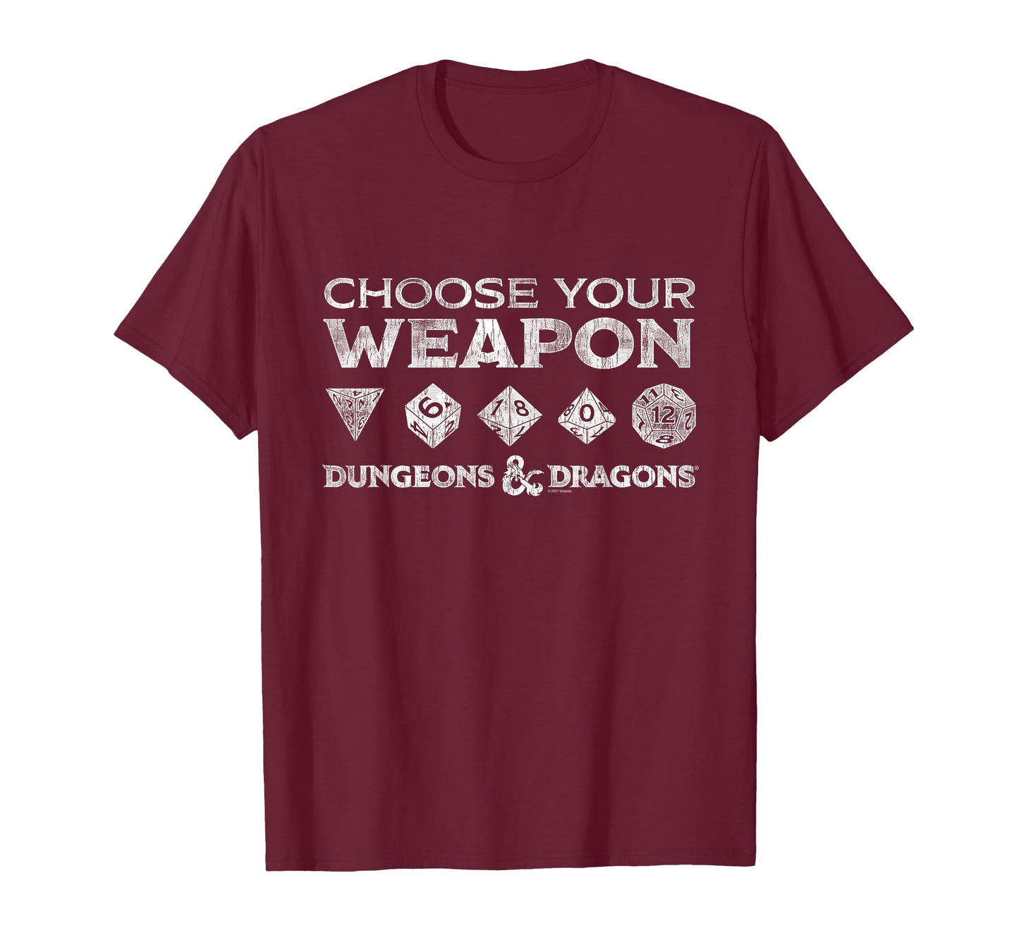 Dungeons & Dragons Weapon of Choice T-Shirt