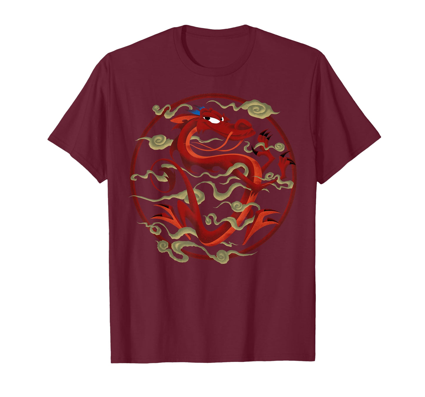 Disney Mulan Mushu Inner Circle Graphic T-Shirt T-Shirt