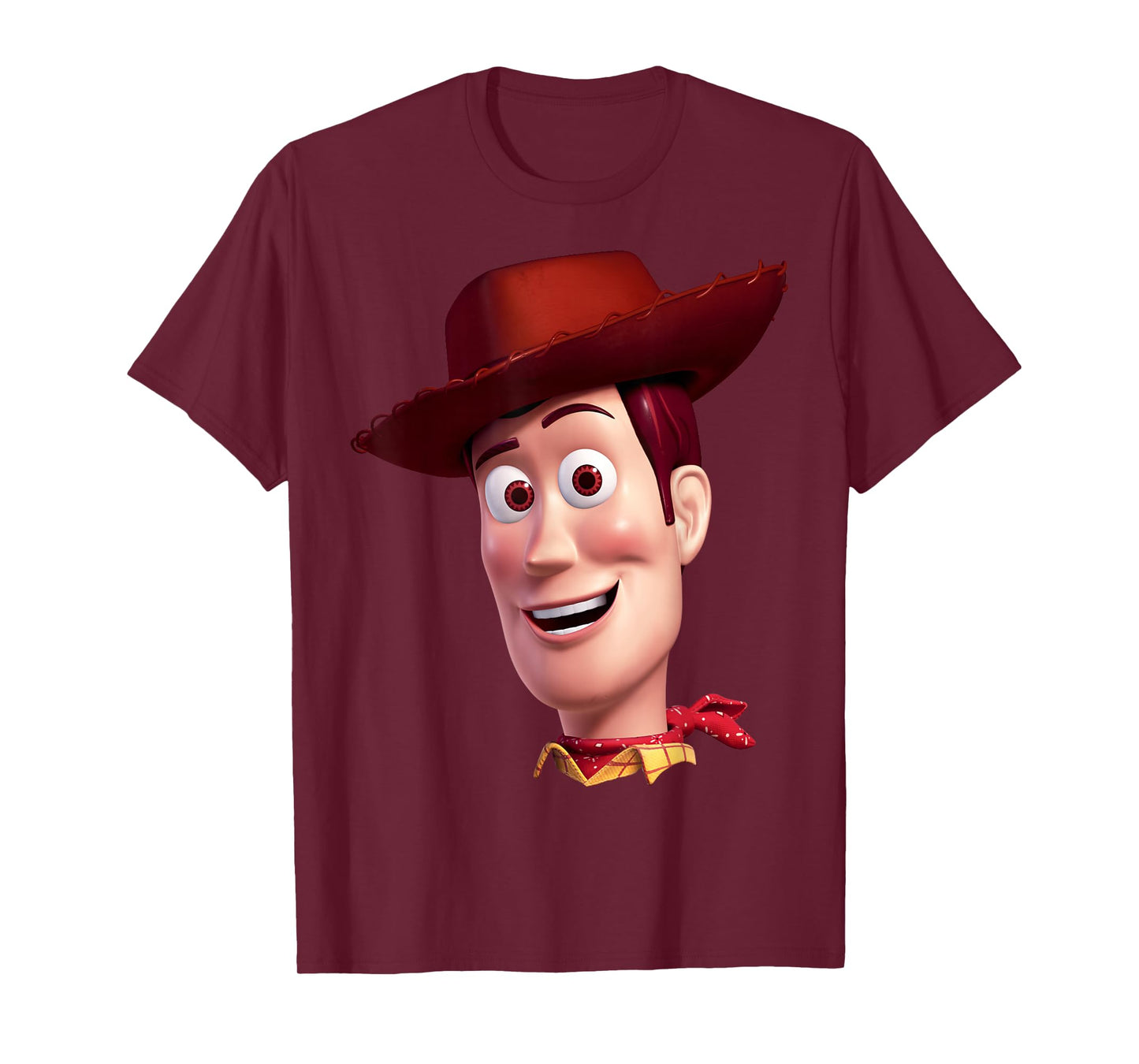 Disney Pixar Toy Story Woody Big Face T-Shirt