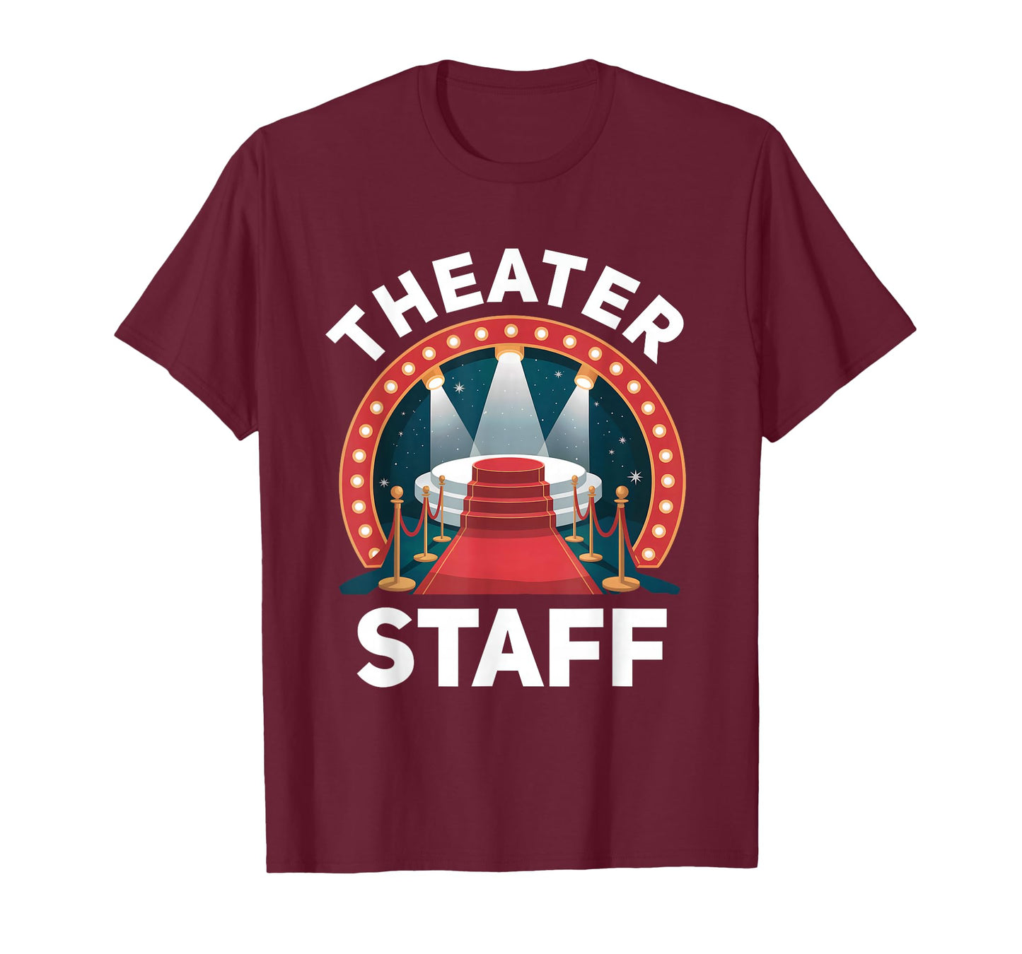 Theater Staff Funny Movie Birthday Party Theme Movie Party T-Shirt