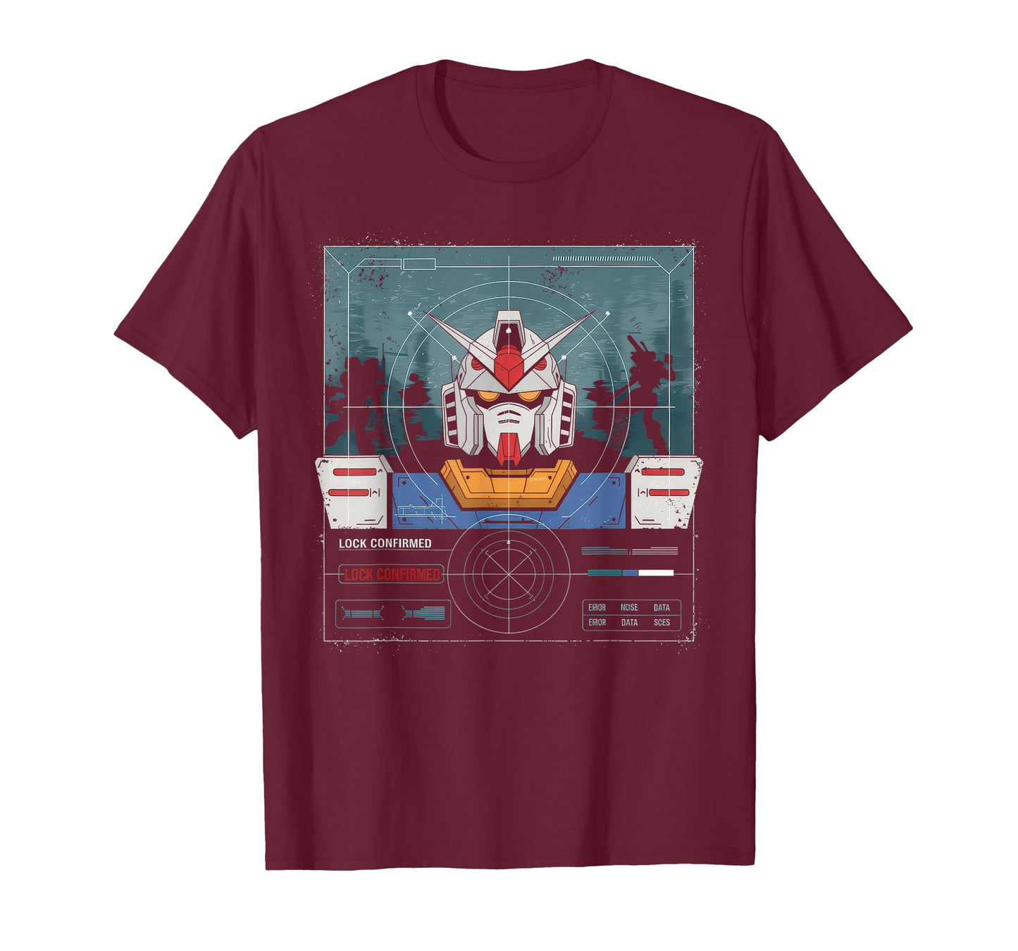 Mecha Tshirt Japanese Mecha Robot Head Anime Art Ukiyo-E T-Shirt