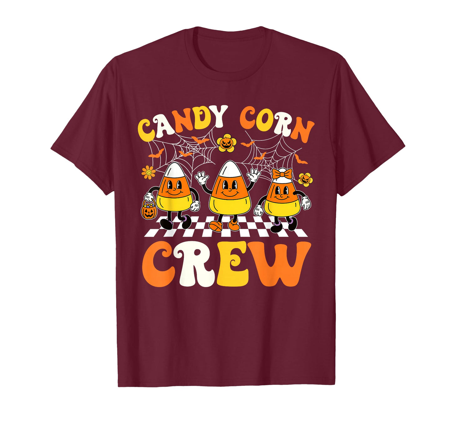 Candy Corn Crew Team Squad Matching Halloween Costume T-Shirt
