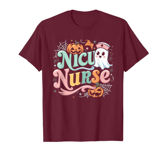 NICU Nurse Infant Care Halloween Costume T-Shirt