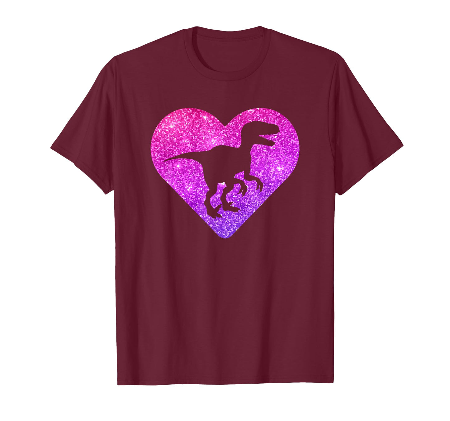 Cute Velociraptor Dinosaur Gift For Girls Teens And Women T-Shirt