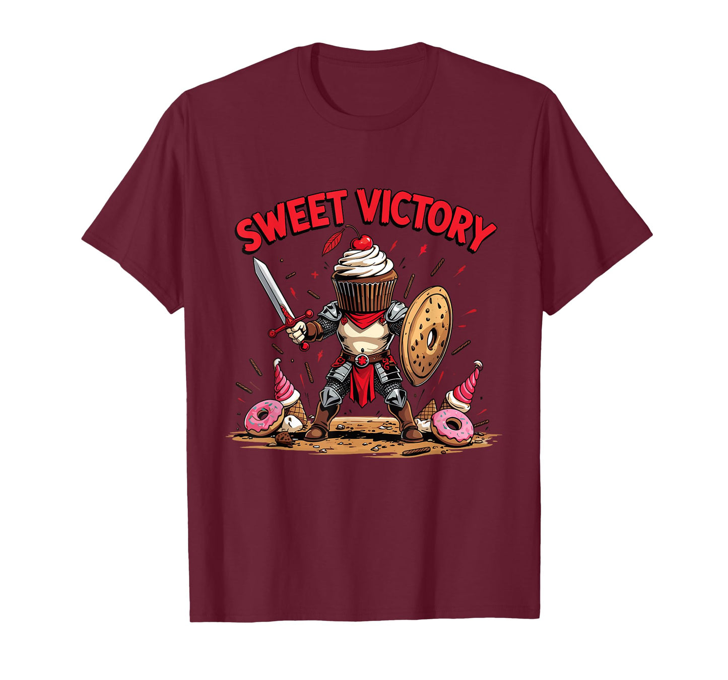 Sweet Victory - Dessert Knight T-Shirt