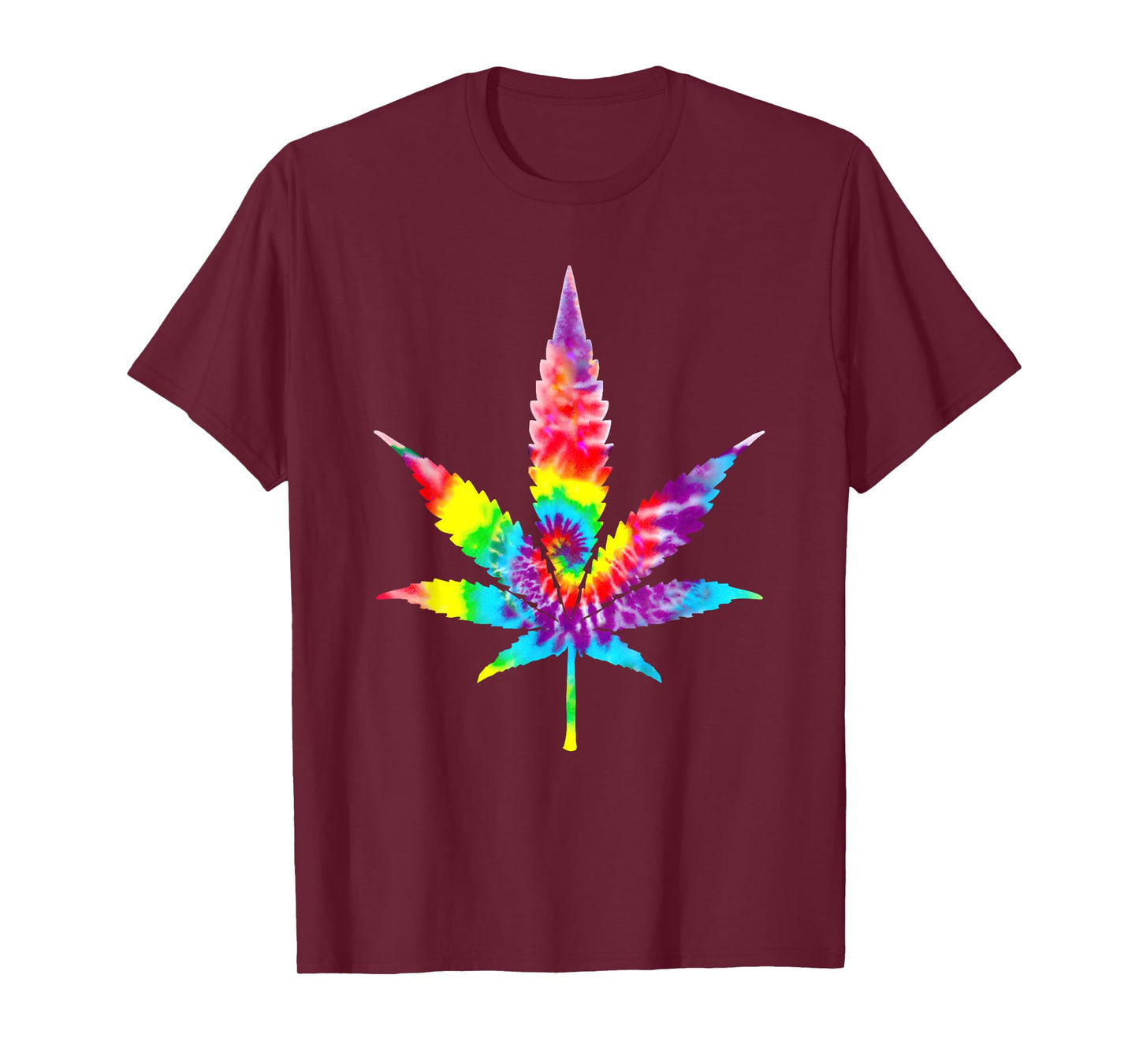 Tie Dye Weed Magic Mushrooms Cannabis 420 Trippy Hippie Gift T-Shirt